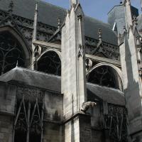 Basilique Saint-Urbain de Troyes - Exterior, south nave flying buttresses