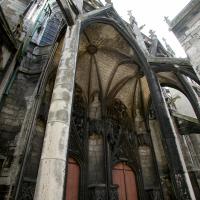 Basilique Saint-Urbain de Troyes - Exterior, north transept, portals and porch vaults