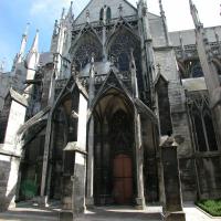 Basilique Saint-Urbain de Troyes - Exterior, north transept, portal