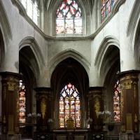 Église de la Madeleine de Troyes - Interior, chevet looking east
