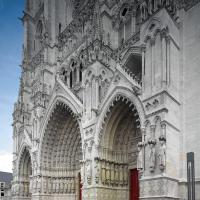 Cathédrale Notre-Dame de Amiens - Exterior, western frontispiece portals