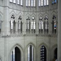 Cathédrale Notre-Dame de Amiens - Interior, northeast chevet elevation from triforium level