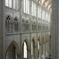 Cathédrale Notre-Dame de Amiens - Interior, south nave elevation from triforium level