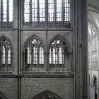 Cathédrale Notre-Dame de Amiens - Interior, north transept, east elevation from triforium level
