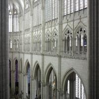 Cathédrale Notre-Dame de Amiens - Interior, south chevet elevation from north transept trifroium level