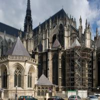 Cathédrale Notre-Dame de Amiens - Exterior, chevet elevation and radiating chapels