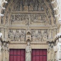 Cathédrale Notre-Dame de Amiens - Exterior, western frontispiece, south portal