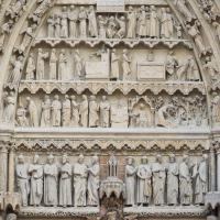 Cathédrale Notre-Dame de Amiens - Exterior, south transept portal, tympanum