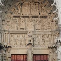 Cathédrale Notre-Dame de Amiens - Exterior, western frontispiece, north portal, tympanum