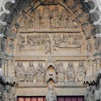 Cathédrale Notre-Dame de Amiens - Exterior, western frontispiece, south portal, tympanum