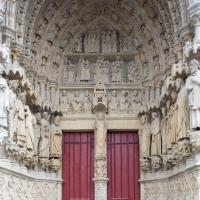 Cathédrale Notre-Dame de Amiens - Exterior, western frontispiece, north portal