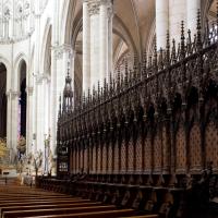 Cathédrale Notre-Dame de Amiens - Interior, south choir stalls