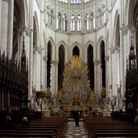 Cathédrale Notre-Dame de Amiens - Interior, chevet and choir stalls looking east