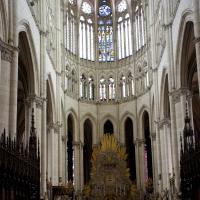 Cathédrale Notre-Dame de Amiens - Interior, east chevet elevation