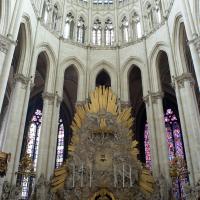 Cathédrale Notre-Dame de Amiens - Interior, altar in chevet and east chevet elevation