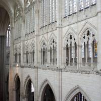Cathédrale Notre-Dame de Amiens - Interior, north chevet elevation from triforium level
