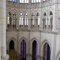 Cathédrale Notre-Dame de Amiens - Interior, southeast chevet elevation from triforium level