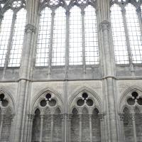 Cathédrale Notre-Dame de Amiens - Interior, north nave elevation from triforium level