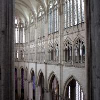 Cathédrale Notre-Dame de Amiens - Interior, south chevet from triforium level