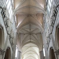 Cathédrale Notre-Dame de Amiens - Interior, ribbed vault in nave, crossing and chevet