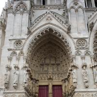 Cathédrale Notre-Dame de Amiens - Exterior, western fronstispiece, north portal
