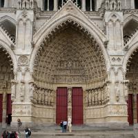 Cathédrale Notre-Dame de Amiens - Exterior, western fronstispiece portals