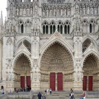 Cathédrale Notre-Dame de Amiens - Exterior, wetern frontispiece portals