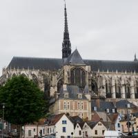 Cathédrale Notre-Dame de Amiens - Exterior, north elevation from a distance