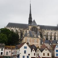 Cathédrale Notre-Dame de Amiens - Exterior, north elevation from a distance