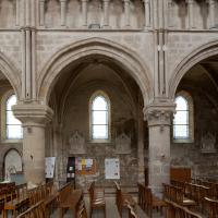 Église Notre-Dame d'Auvers-sur-Oise - Interior, nave, north arcade elevation