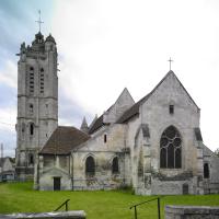 Église Saint-Laurent de Beaumont-sur-Oise - Exterior, chevet elevation