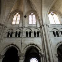 Cathédrale Saint-Étienne de Sens - Interior, nave, north side, upper parts