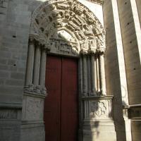 Cathédrale Saint-Étienne de Sens - Exterior, western frontispiece, north portal