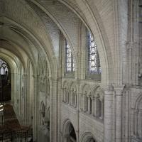 Cathédrale Saint-Étienne de Sens - Interior, chevet and nave looking west from clerestory level looking northwest