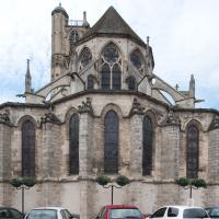 Église Notre-Dame de Villeneuve-sur-Yonne - Exterior, east chevet  elevation