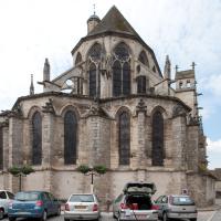 Église Notre-Dame de Villeneuve-sur-Yonne - Exterior, east chevet  elevation