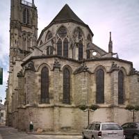 Église Notre-Dame de Villeneuve-sur-Yonne - Exterior, southeast chevet elevation, radiating chapels
