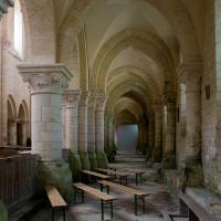 Église Notre-Dame de Voulton - Interior, north nave aisle looking west