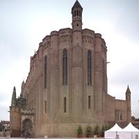 Cathédrale Sainte-Cécile d'Albi - Exterior, chevet, from southeast 