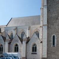 Église Saint-Serge d'Angers - Exterior, north nave elevation
