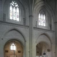 Église Saint-Serge d'Angers - Interior, south nave elevation