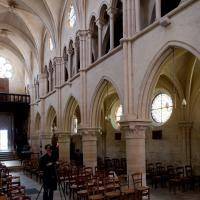 Église Saint-Denys d'Arcueil - Interior, nave looking northwest