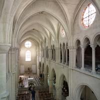 Église Saint-Denys d'Arcueil - Interior, triforium level looking southeast