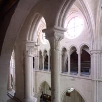 Église Saint-Denys d'Arcueil - Interior, triforium level looking northwest