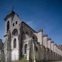 Église Saint-Denys d'Arcueil - Exterior, northeast chevet elevation