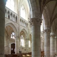 Collégiale Notre-Dame d'Auffay - Interior, south nave elevation from north nave aisle