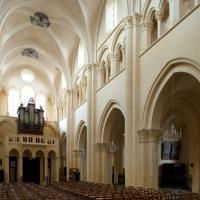 Église Saint-Eusèbe d'Auxerre - Interior, north nave elevation looking west