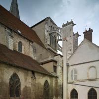 Église Saint-Eusèbe d'Auxerre - Exterior, south nave and chevet elevation