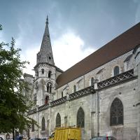 Église Saint-Eusèbe d'Auxerre - Exterior, north nave and chevet elevation