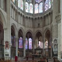 Cathédrale Saint-Étienne d'Auxerre - Interior, chevet, hemicycle looking northeast